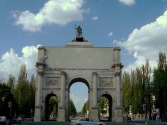 Panoramic view of Munich on May 1, 2005