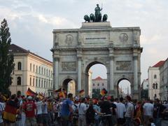 Supporters in Munich during 2006 FIFA World Cup