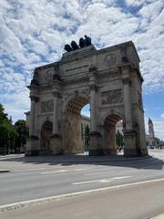 Siegestor monument in Munich, Bavaria