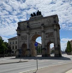 Siegestor monument in Munich, Bavaria