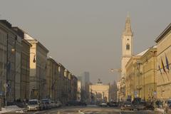 Ludwig Street in Munich, Germany