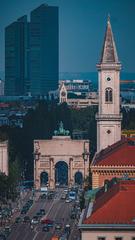 Ludwigstraße and Siegestor in Munich