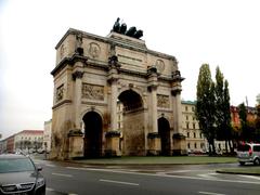 Maxvorstadt Victory Gate on Leopoldstraße