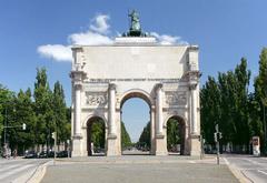 Siegestor city side in Munich