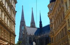 View through Ferstelgasse towards Votivkirche