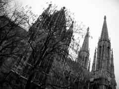 Votivkirche in Vienna with Gothic architecture