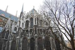 Facade of the Votive Church in Vienna