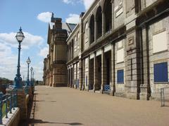 Alexandra Palace in London on a clear day