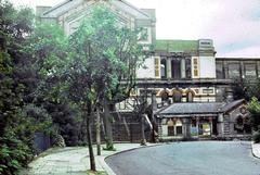 Alexandra Palace after the fire, North London, 1980