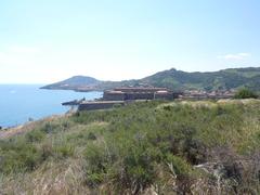 Collioure Fort Miradou under a clear sky