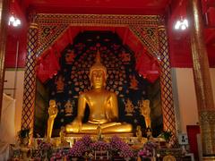 Wat Suan Dok monument in Chiang Mai, Thailand