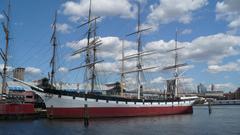 South Street Seaport New York City aerial view