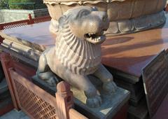 Lion sculpture at Ahinsa Sthal, Delhi