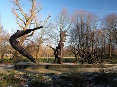 Oosterpark slavery monument in Amsterdam