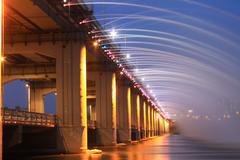 Jamsu/Banpo Bridge with Rainbow Fountain