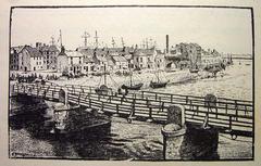 Historical illustration of Galway from 1886 book