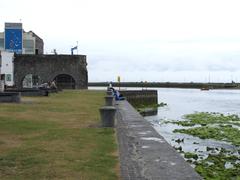 Spanish Arch at low tide in Galway