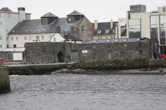 View of Galway Corrib River and Spanish Arch