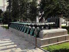 Military guns of the XVII-XVIII centuries at Moscow Kremlin