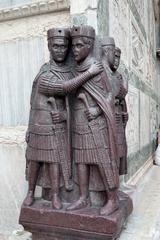 Detail of the Four Tetrarchs statue in Venice