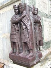 Porphyry statue of the Tetrarchs in Venice