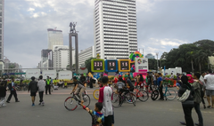 2018 Asian Games Countdown Clock in Jakarta