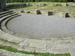 Roman amphitheater in Fiesole archaeological area