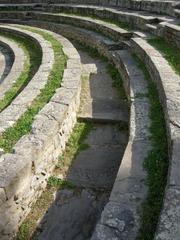 ancient Roman theatre ruins in Fiesole