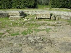 ancient Roman theater in Fiesole archaeological area