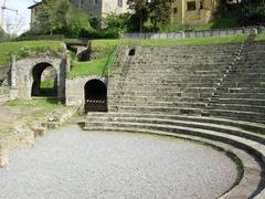 ancient Roman theater in Fiesole archaeological area