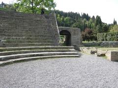 ancient roman theater in Fiesole archaeological area