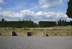 Fiesole archaeological theater in Florence, Italy