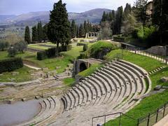 Roman theater in Fiesole Italy