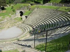 ancient Roman theater in Fiesole archaeological area