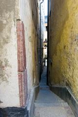 Narrow street in Stockholm, Sweden