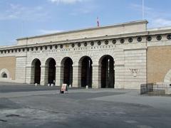 Äußeres Burgtor in Vienna as seen from the Ringstraße