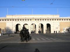 The Burgtor at the Ringstraße in Vienna