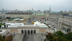 Exterior view of the Burgtor gate in Vienna