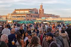 central market square of Marrakech