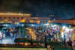 central market square of Marrakech