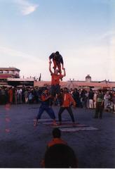 Performance on Djemaa el-Fna square in Marrakech