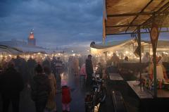 Echoppes at Place Djemaa El Fna in Marrakech