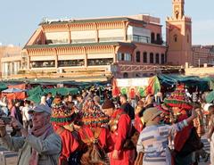 central market square of Marrakech