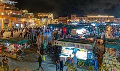 central market square of Marrakech