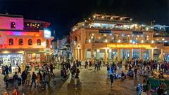 Central market square of Marrakech