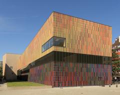 Museum Brandhorst in Munich with colorful facade and modern architecture