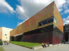 Brandhorst Museum of Modern Art exterior panoramic view