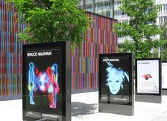 Museum Brandhorst in Munich with Information Panels