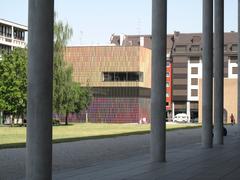 Museum Brandhorst in Munich viewed from the entrance to the Pinakothek der Moderne