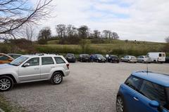 Car park at Wittenham Clumps in Oxfordshire